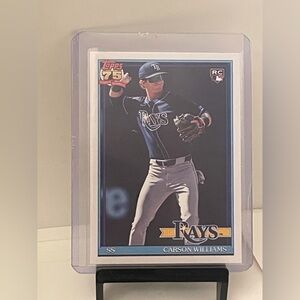 CARSON WILLIAMS 2026 TOPPS 75th Anniversary Rookie Card-RAYS